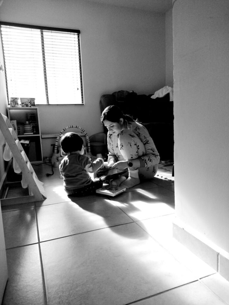 Foto con celular, documentando el día a día.